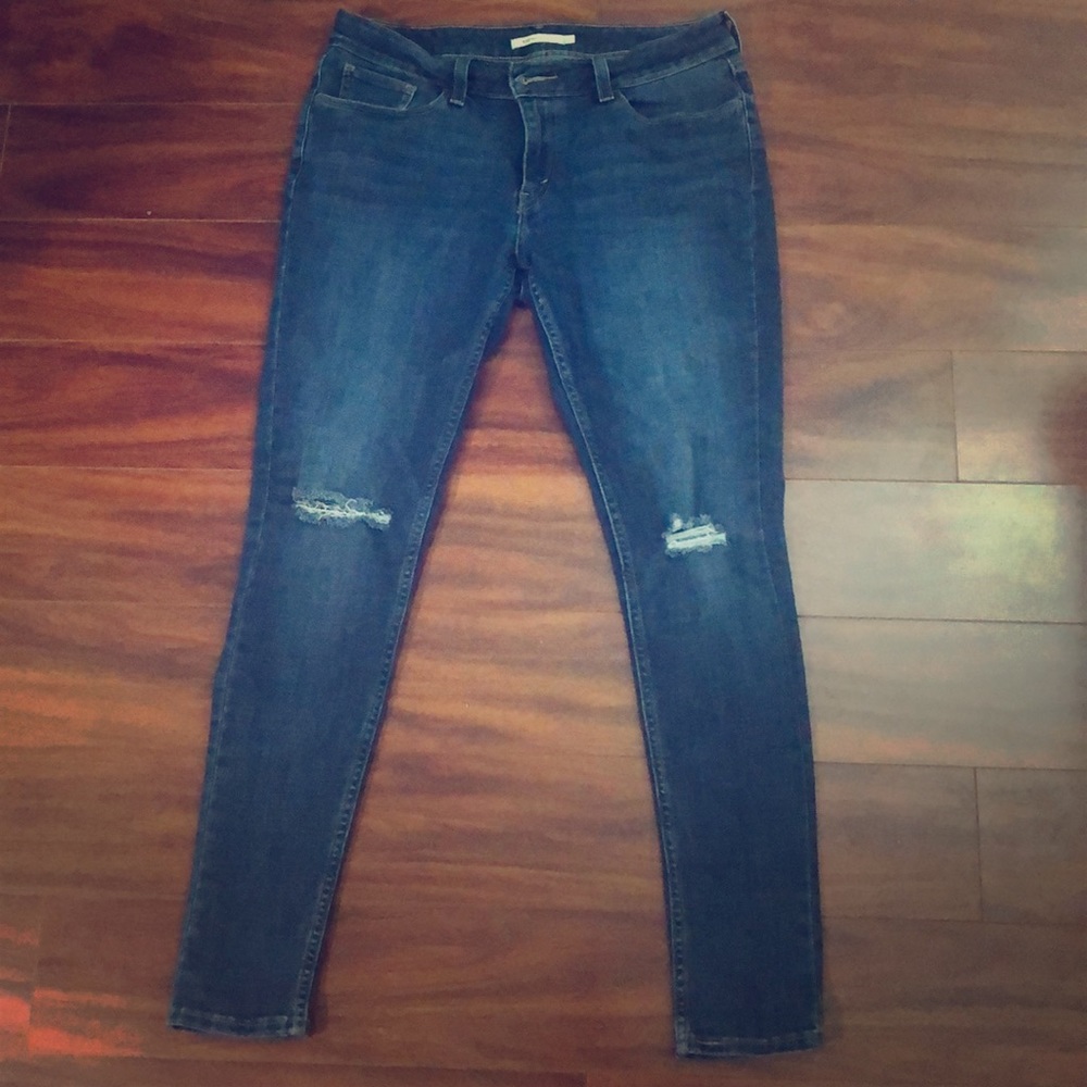 Super skinny jeans brand levis stretchy